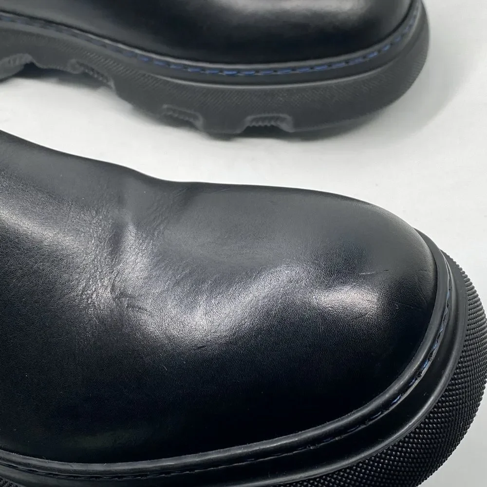 Burberry leather Chelsea boots size 43/us size 10
